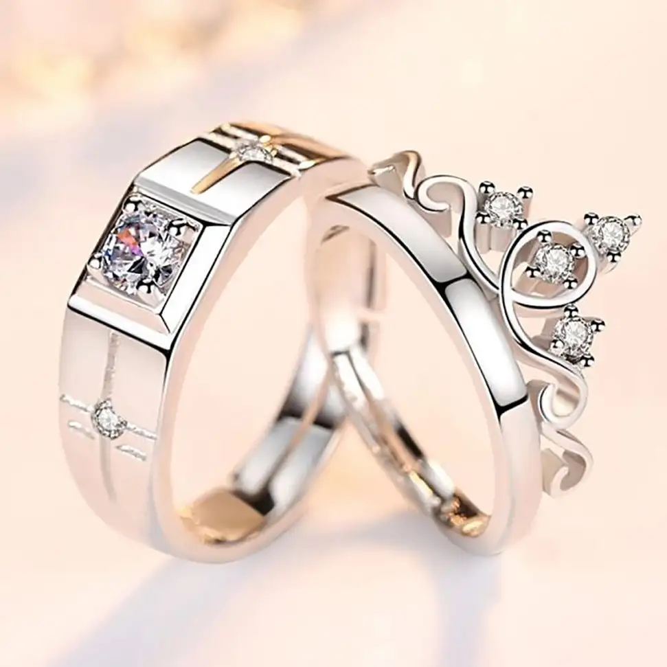 Stainless Steel, Brass, Stone, Metal, Copper Ring Set